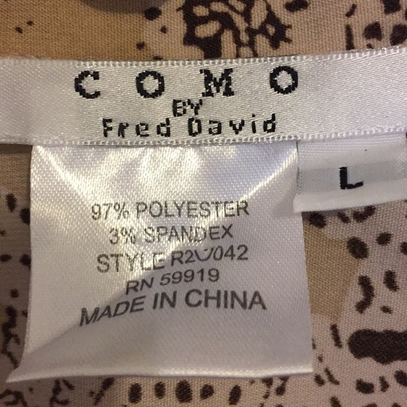 Fred David Button Down Top - Picture 6 of 6